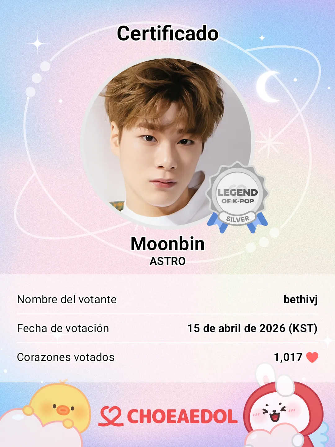 Latest photo of Moonbin (ASTRO)