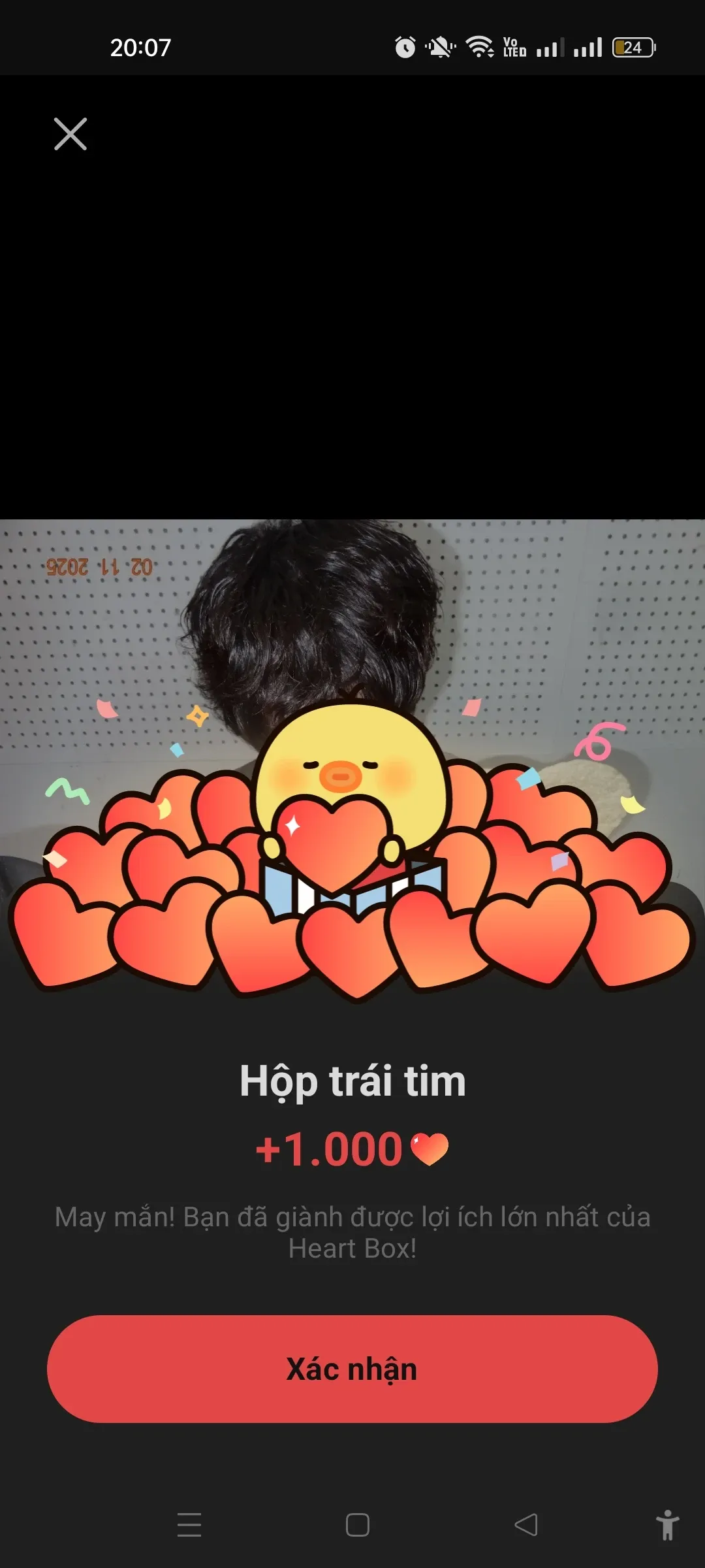 Recent activity shot of Hanbin (TEMPEST)