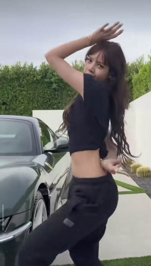 Momen yang diabadikan oleh penggemar Lisa (BLACKPINK)