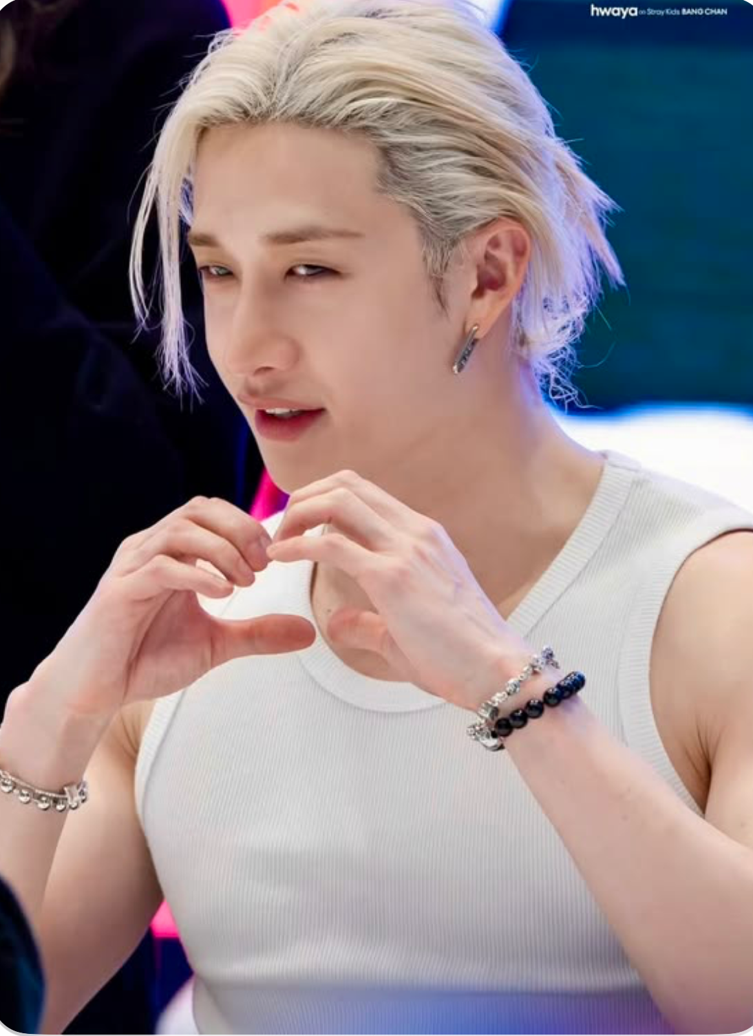 Recent activity shot of Bang Chan (Stray Kids)