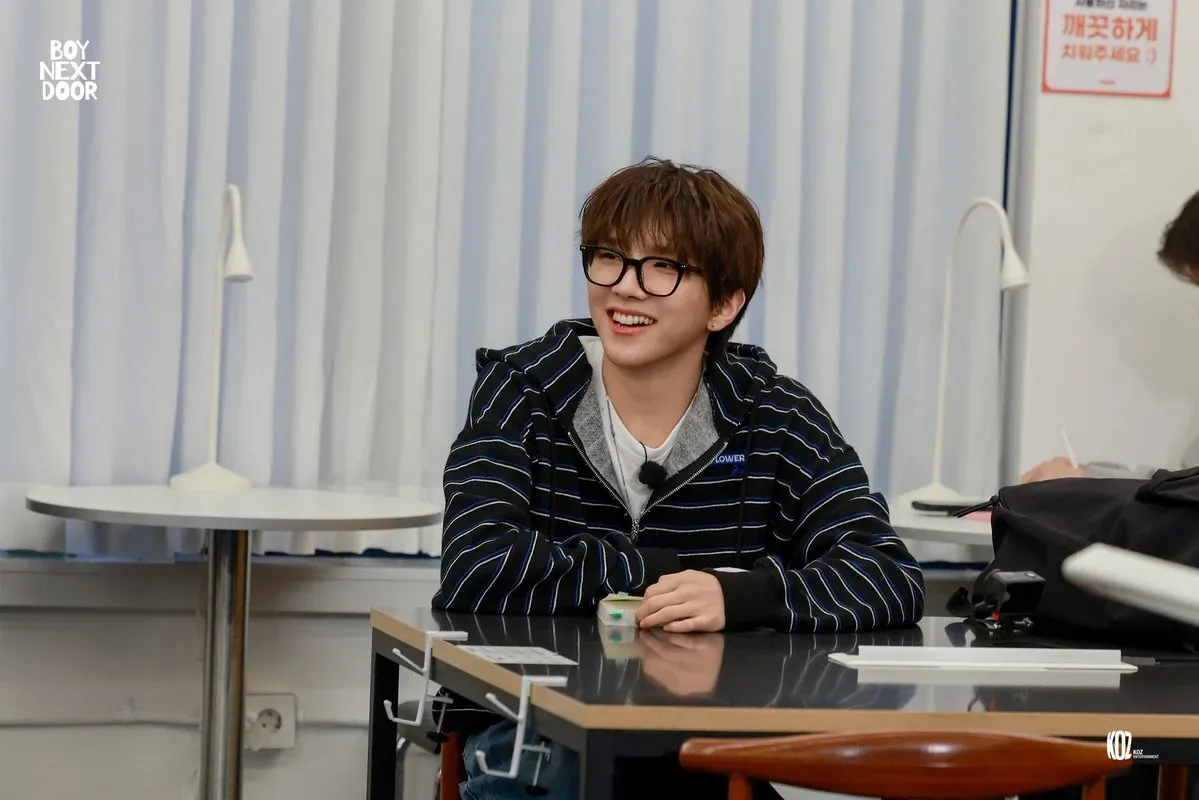 Behind-the-scenes cut of Woonhak (BOYNEXTDOOR)