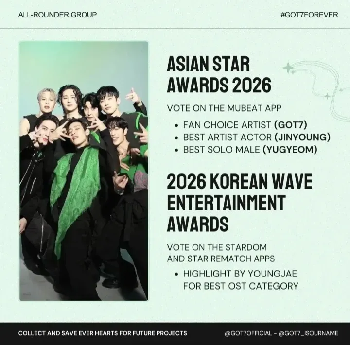 GOT7的最新活动照片