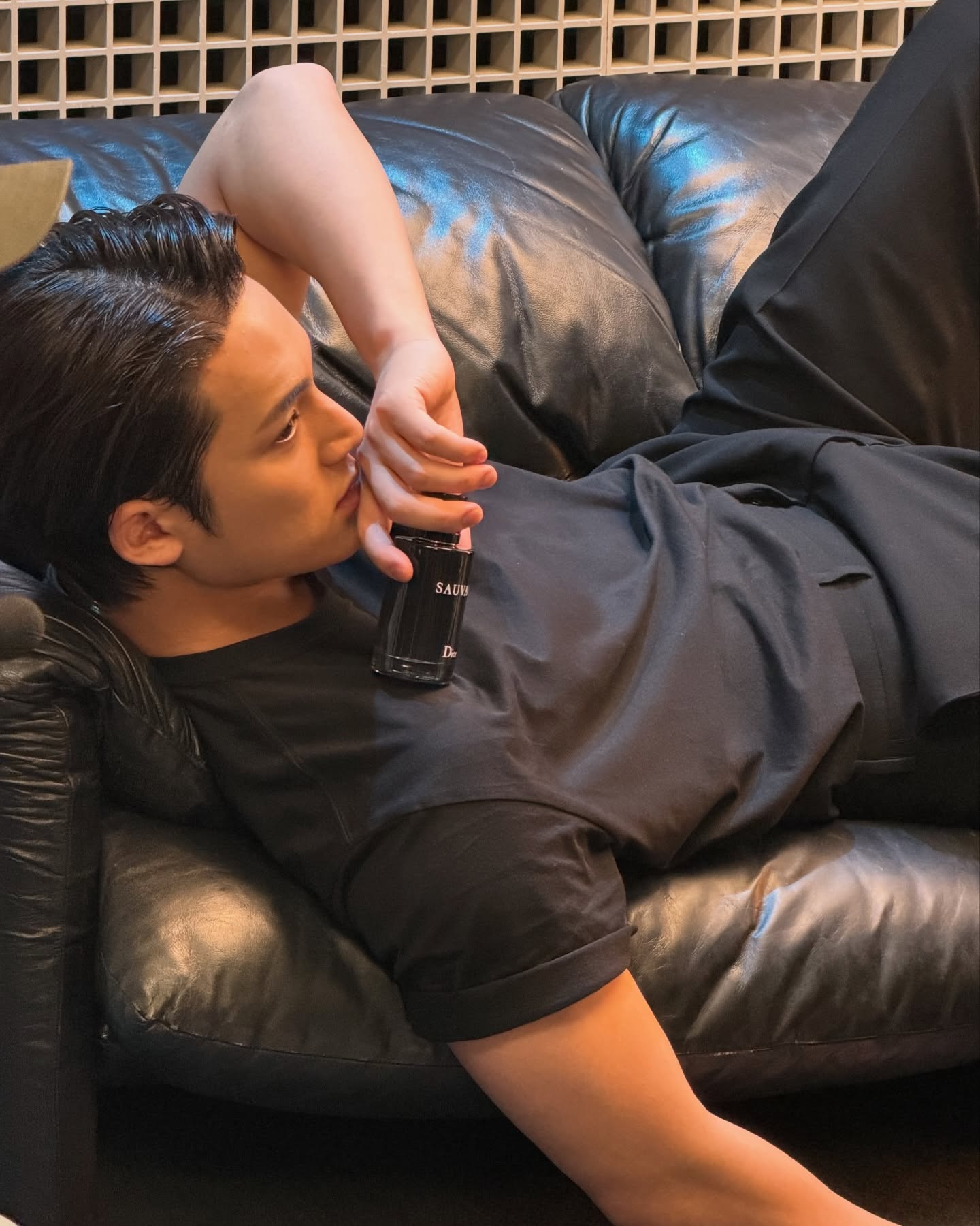 A moment captured by Mingyu (SEVENTEEN)'s fan