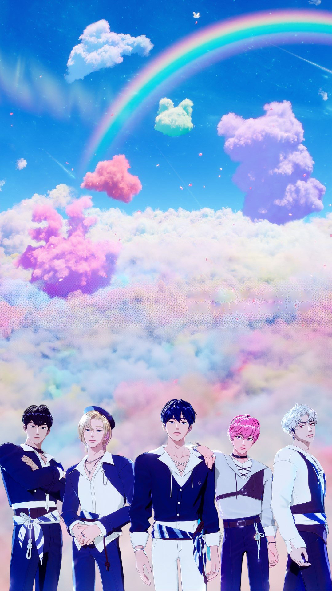 A heartfelt wallpaper shared by PLAVE's fans