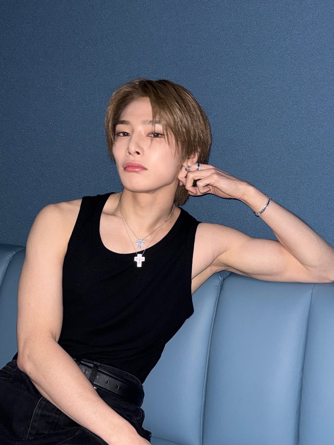 A moment captured by I.N (Stray Kids)'s fan