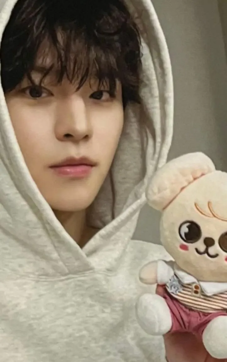 Recent activity shot of Seungmin (Stray Kids)