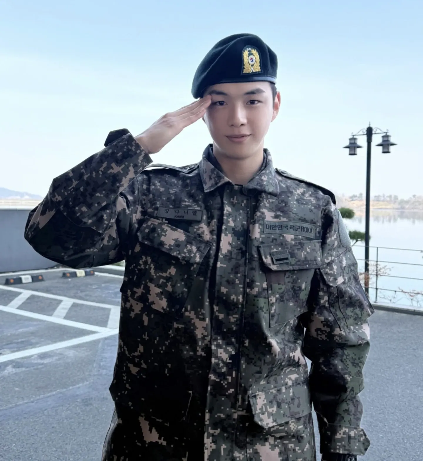 姜丹尼尔粉丝拍下的瞬间