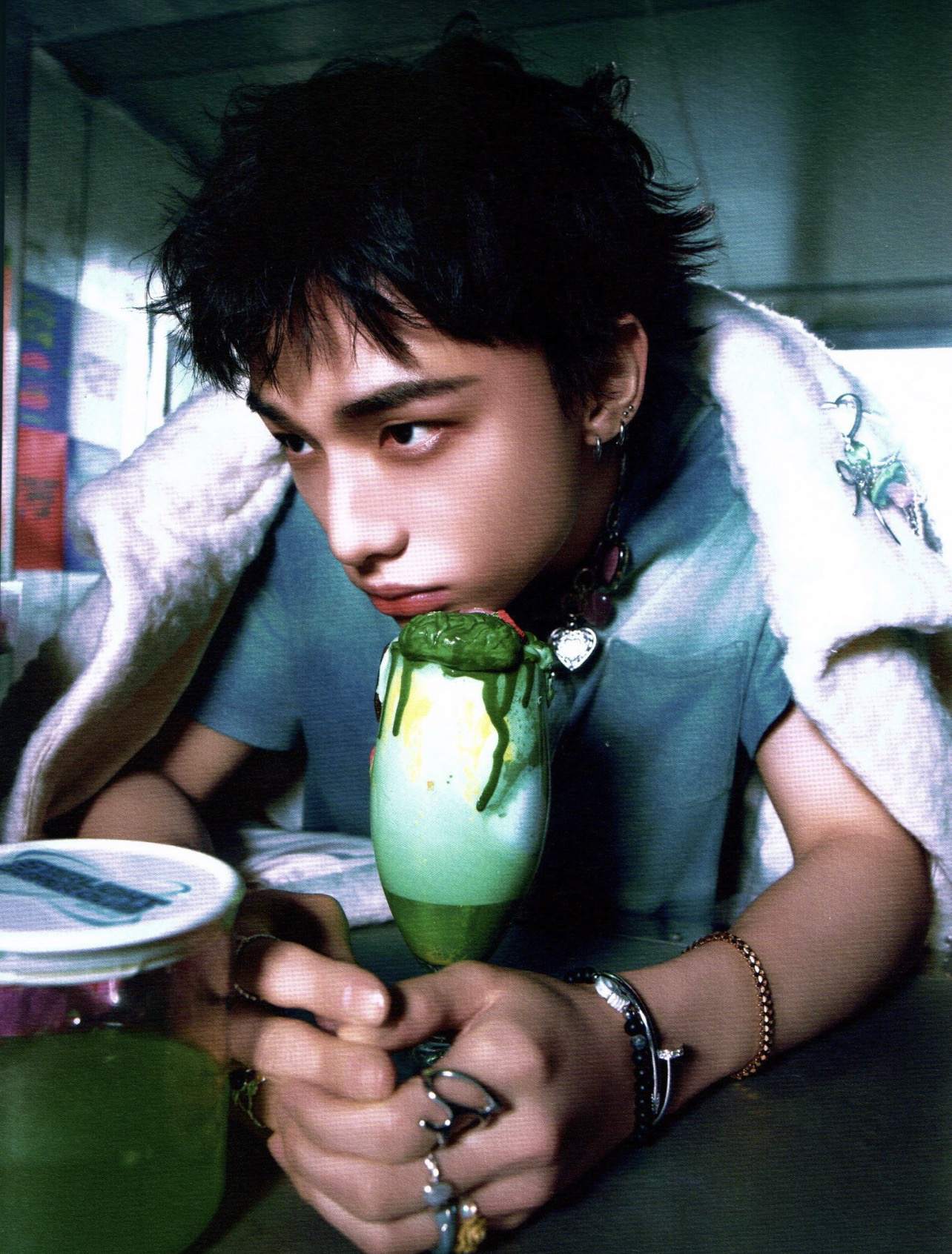 Recent activity shot of Hyunjin (Stray Kids)