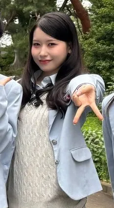 Recent activity shot of Kasahara Momona (ME:I)
