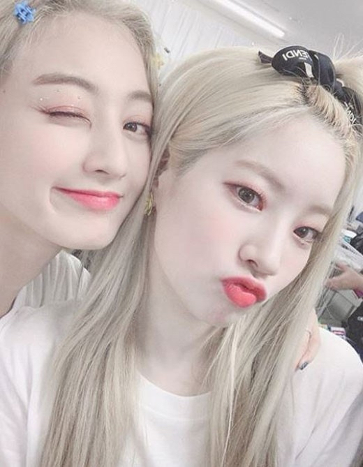 지효 (TWICE)의 비하인드 컷