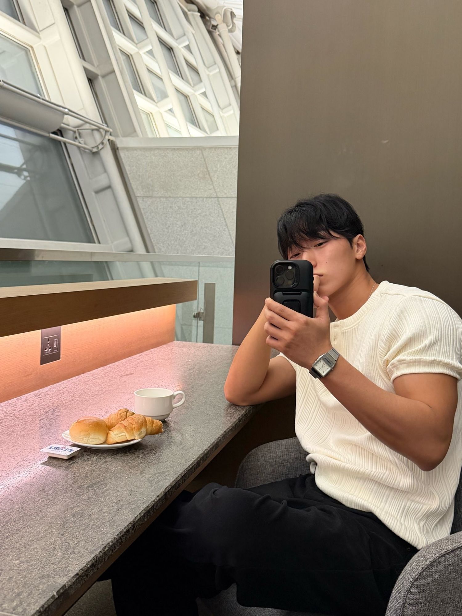 Recent activity shot of San (ATEEZ)
