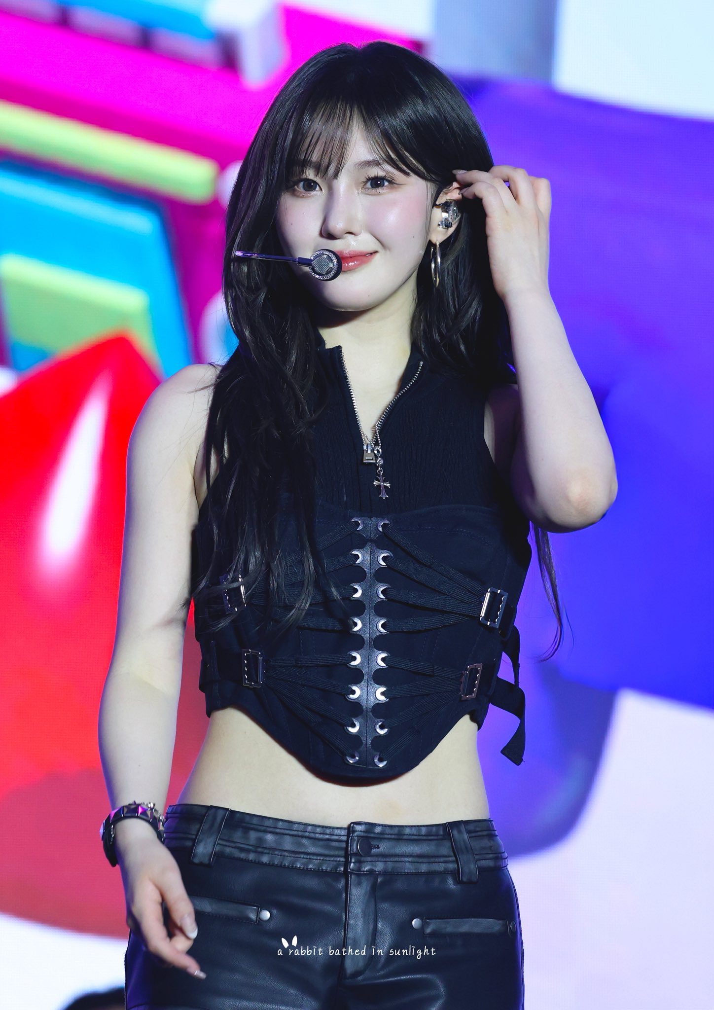 A moment captured by Kim Chaehyun (Kep1er)'s fan