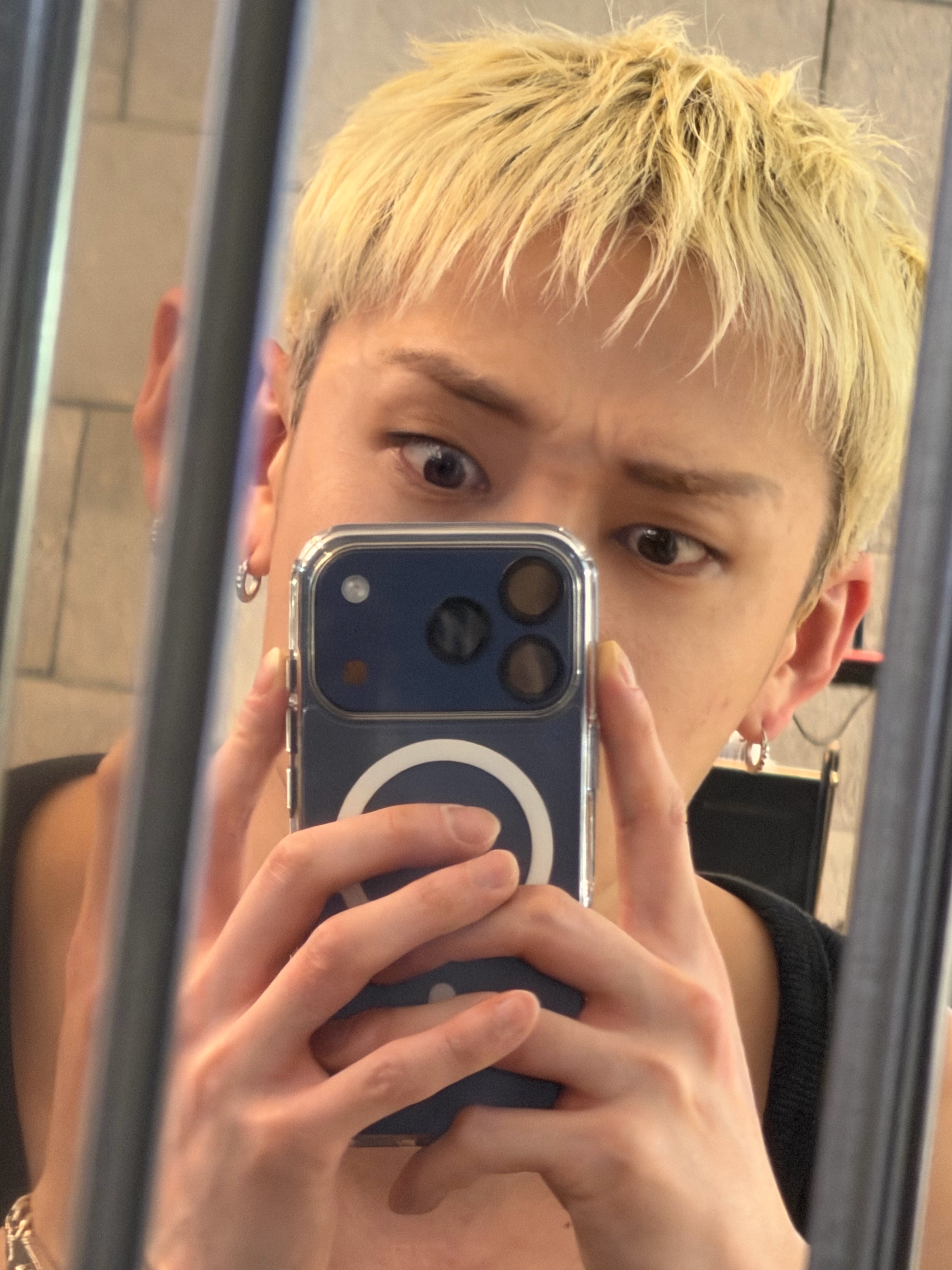 A moment captured by Bang Chan (Stray Kids)'s fan