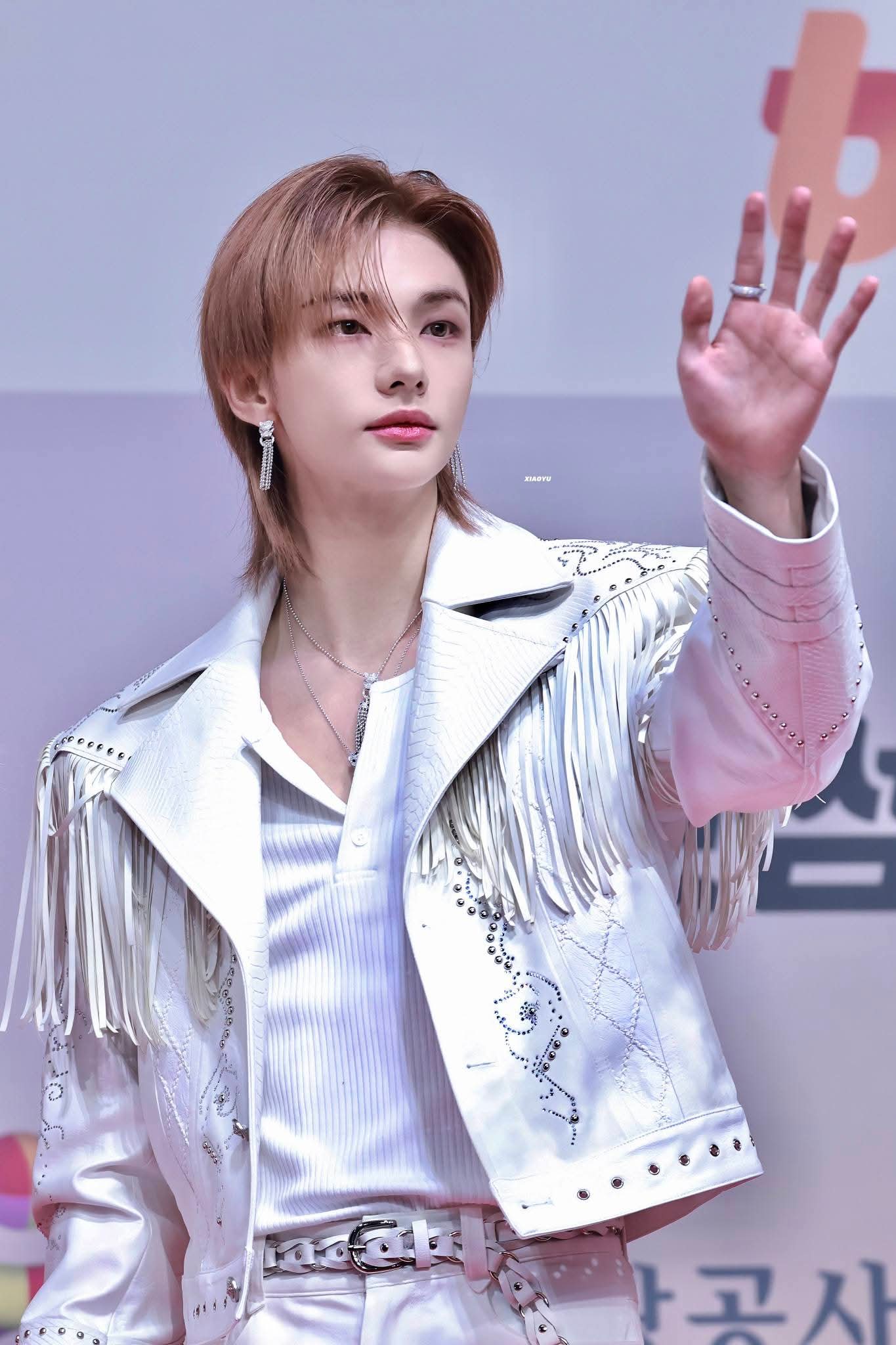 Recent activity shot of Hyunjin (Stray Kids)