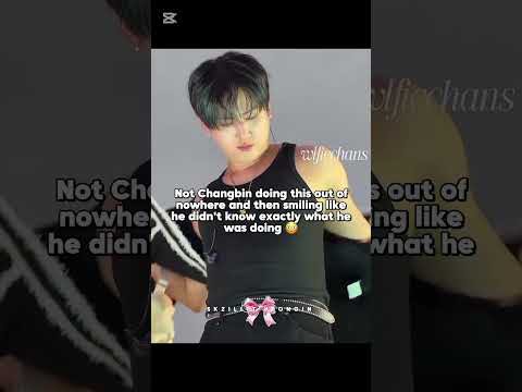 A moment captured by Changbin (Stray Kids)'s fan