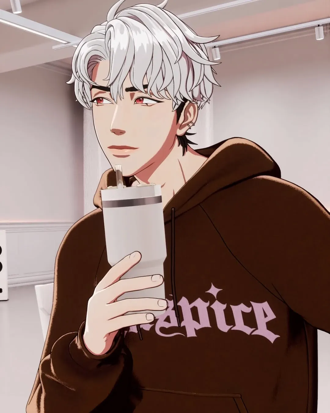 Recent activity shot of Eunho (PLAVE)