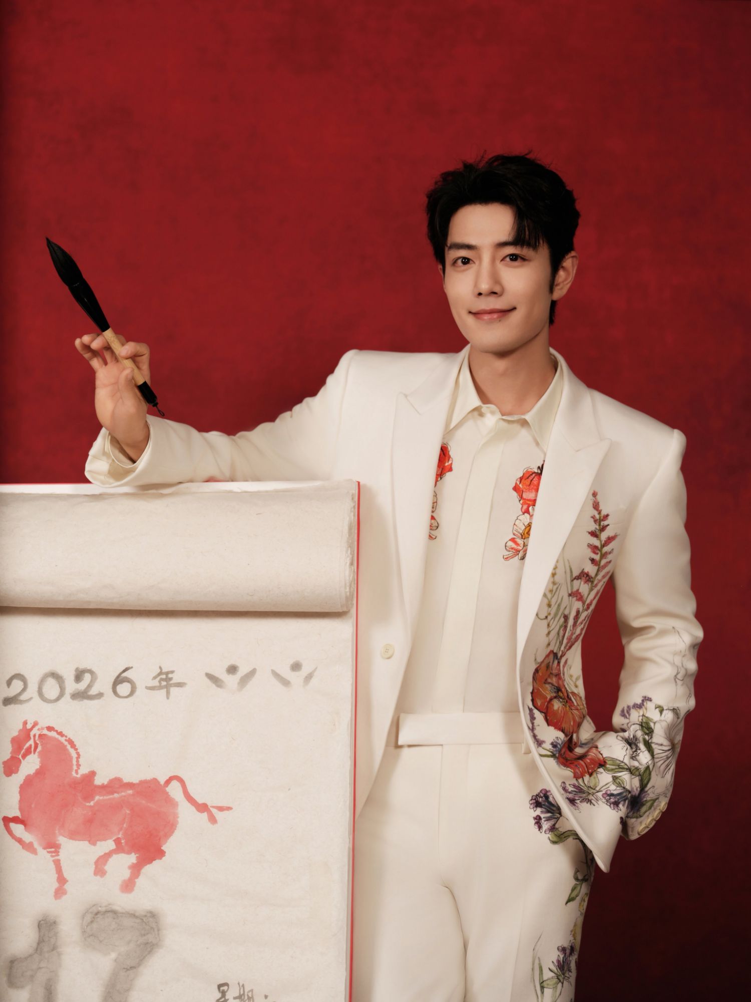 A moment captured by Xiao Zhan's fan