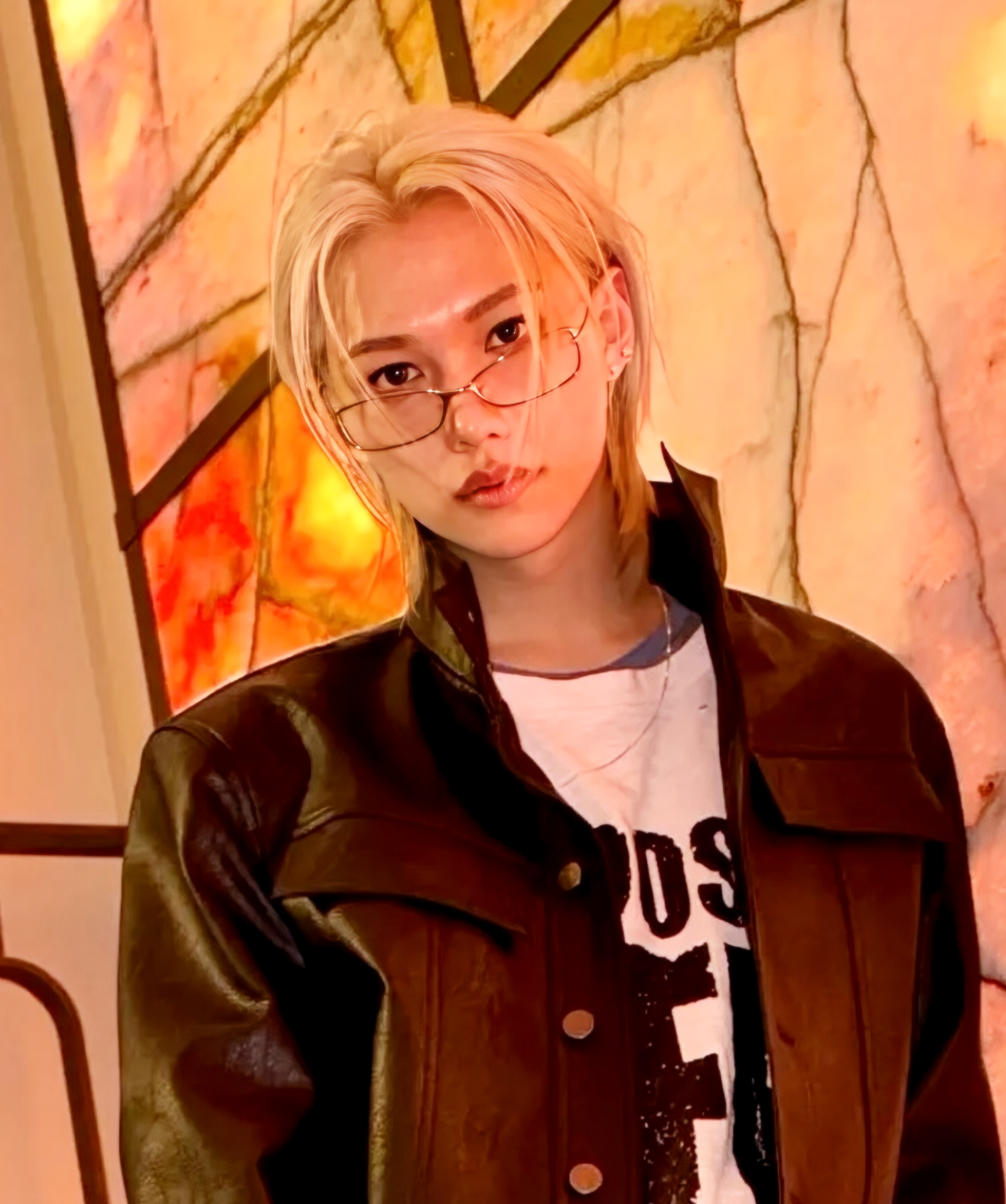 Recent activity shot of Felix (Stray Kids)