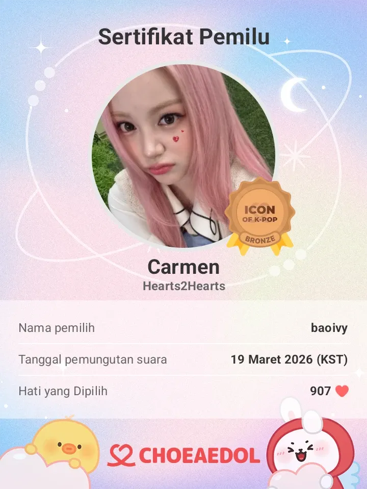 Recent activity shot of Carmen (Hearts2Hearts)