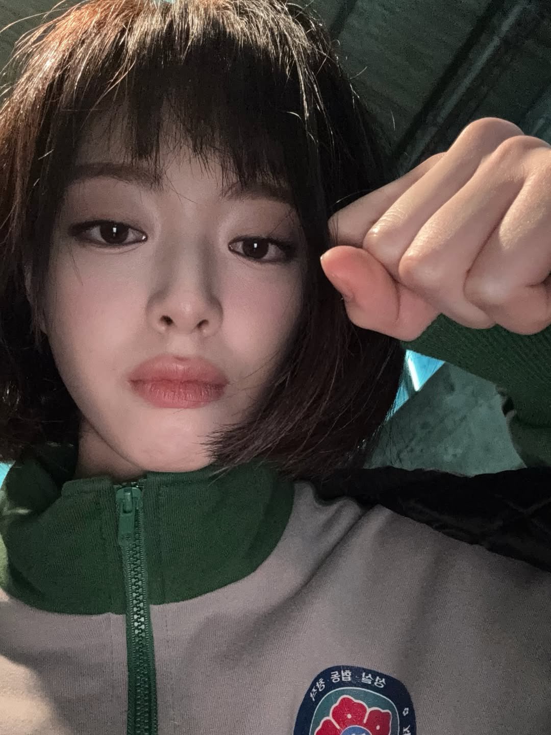 A moment captured by Yuna (ITZY)'s fan