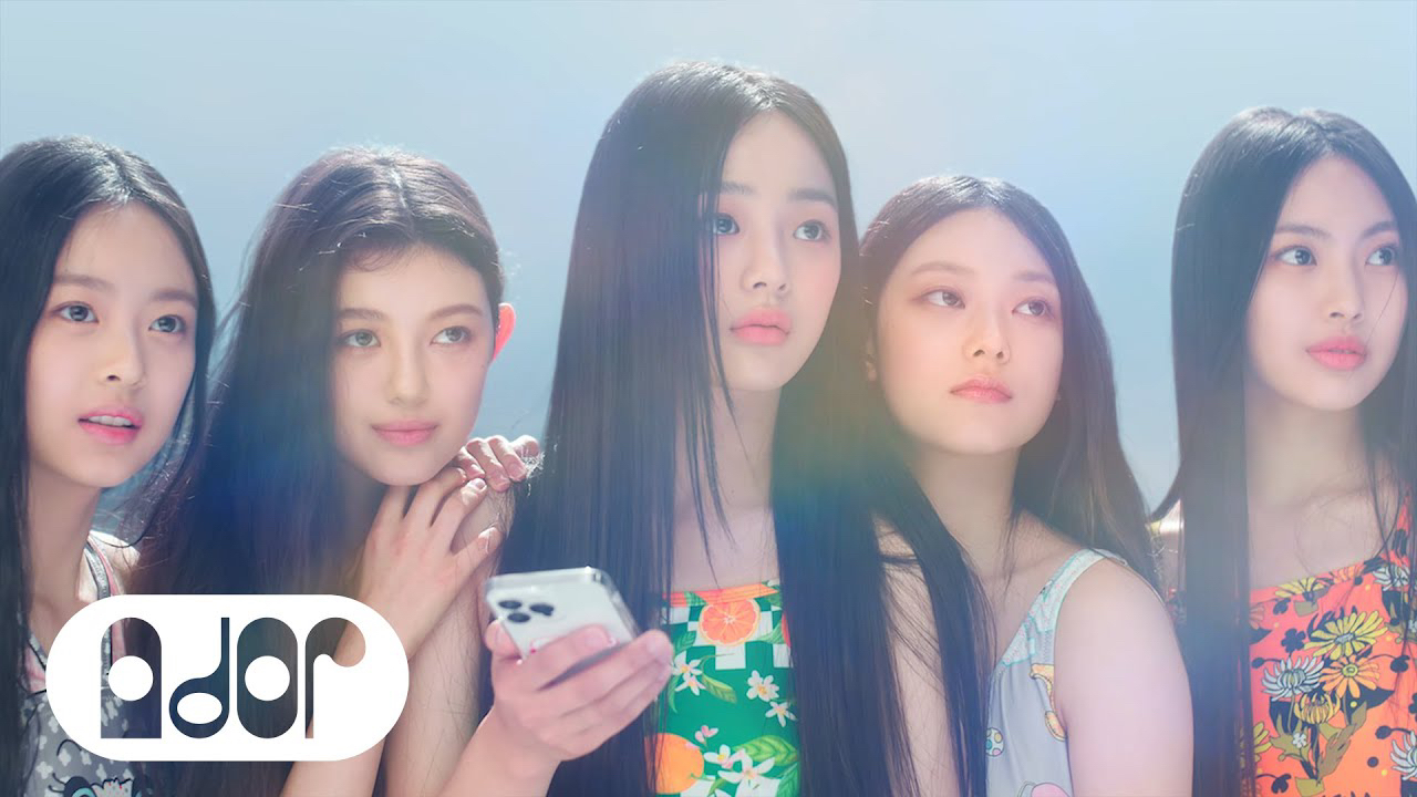 Behind-the-scenes cut of NewJeans