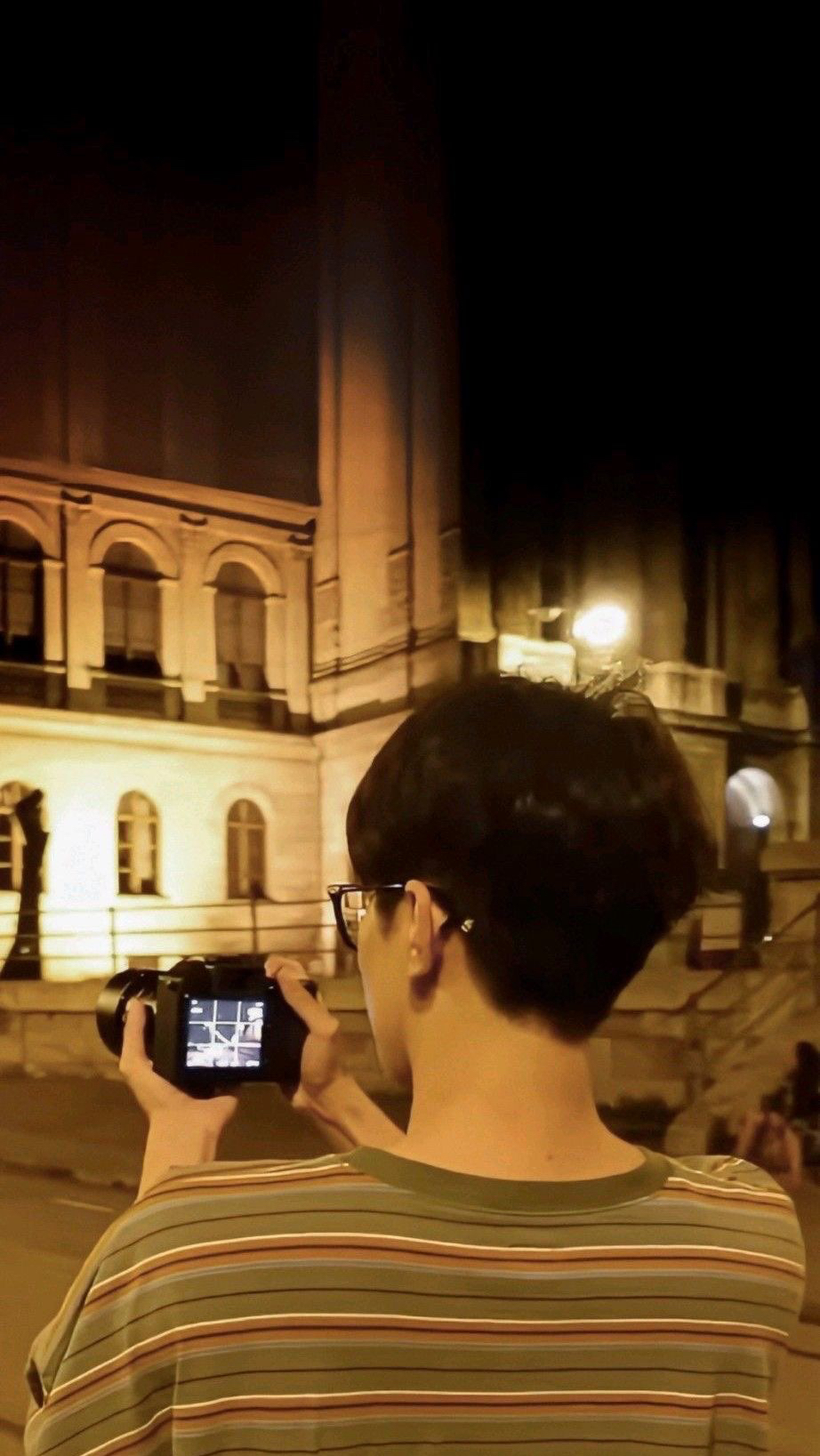 A moment captured by Wonwoo (SEVENTEEN)'s fan