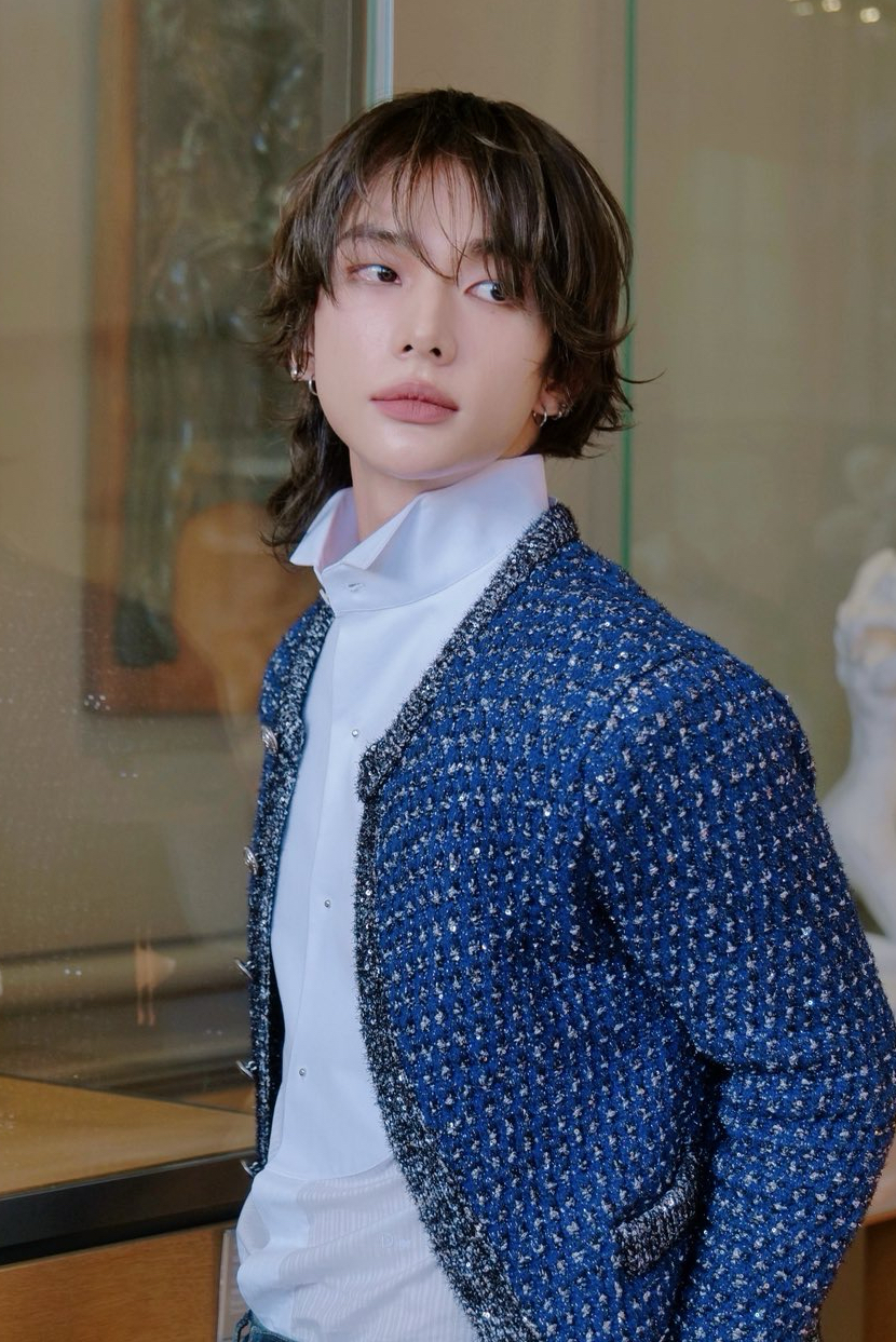 Recent activity shot of Hyunjin (Stray Kids)