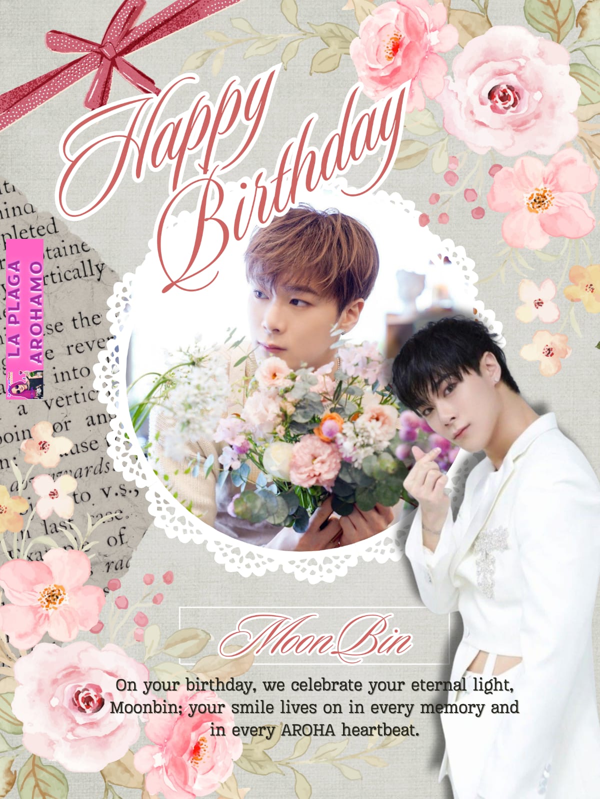 Recent activity shot of Moonbin (ASTRO)