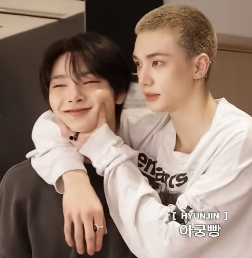 Behind-the-scenes cut of Hyunjin (Stray Kids)