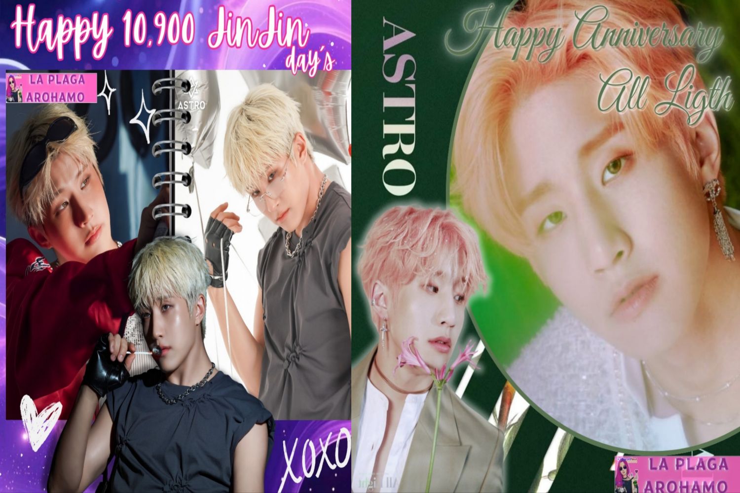 A moment captured by Jinjin (ASTRO)'s fan