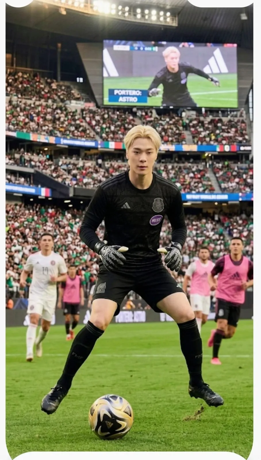 A moment captured by Moonbin (ASTRO)'s fan
