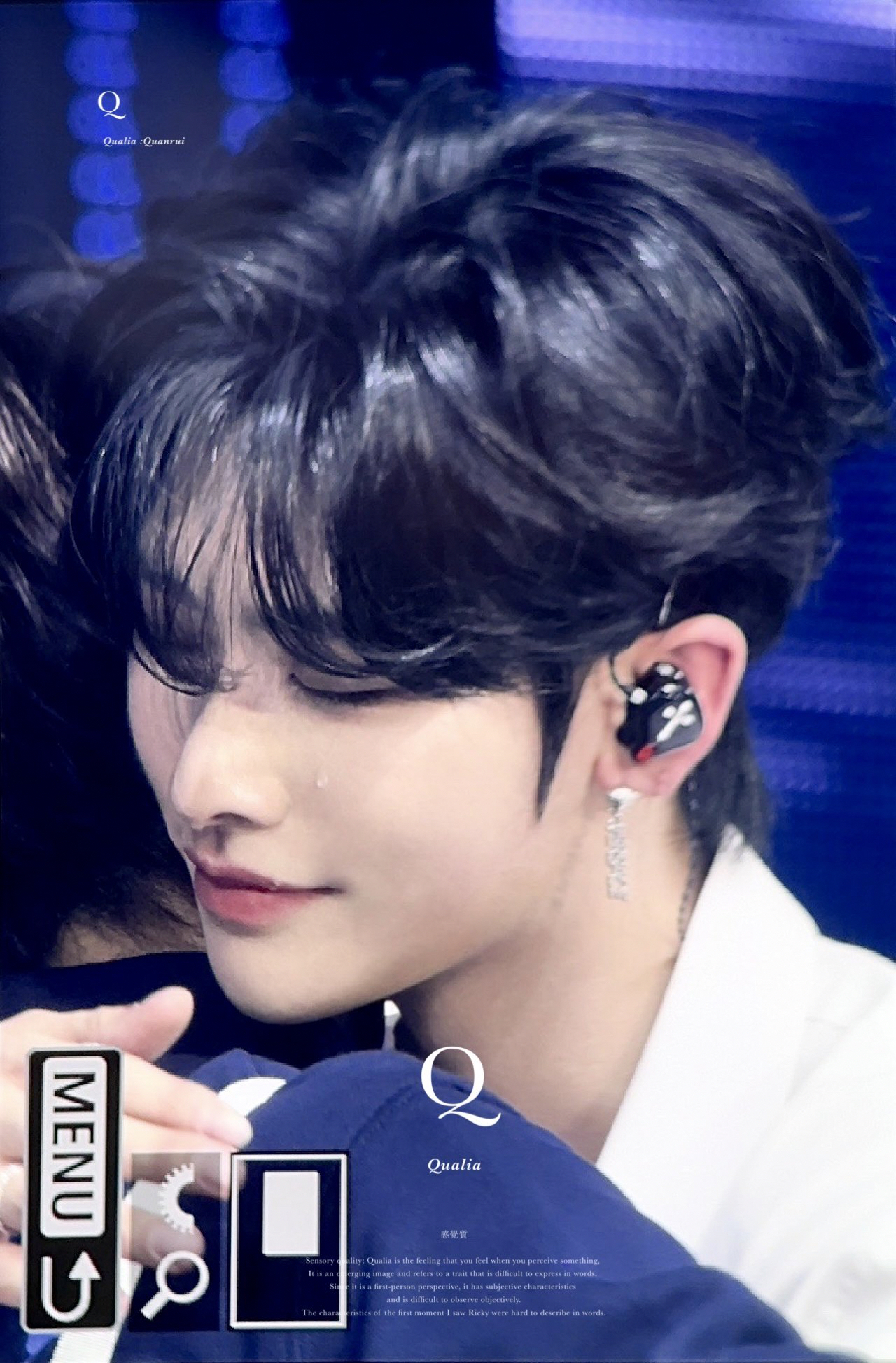 A moment captured by Ricky (ZEROBASEONE)'s fan