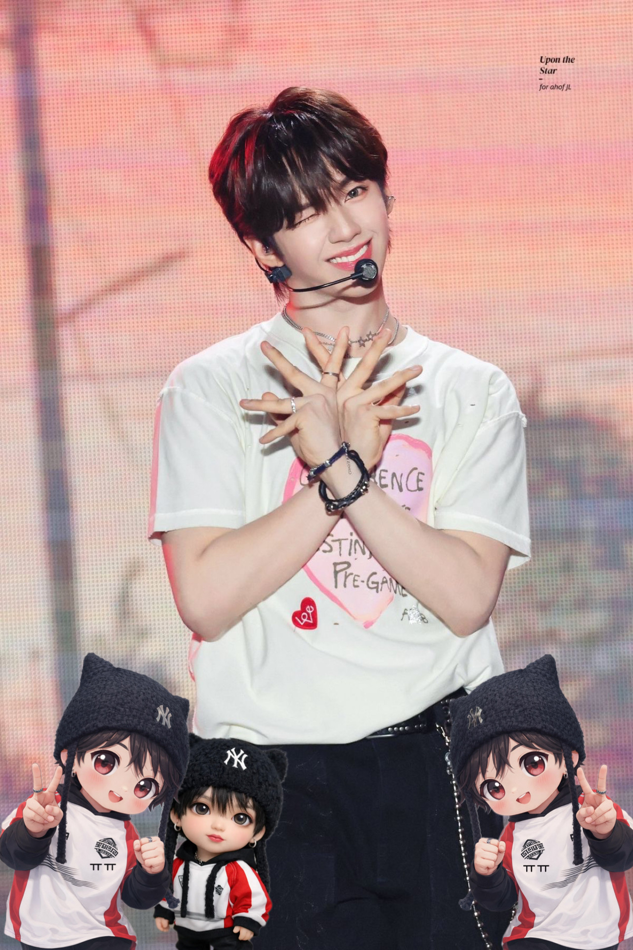 A moment captured by JL (AHOF)'s fan