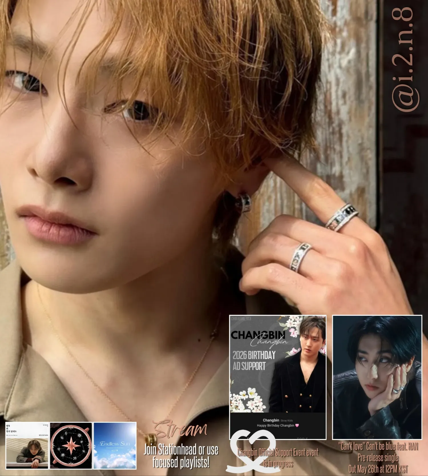 Recent activity shot of I.N (Stray Kids)