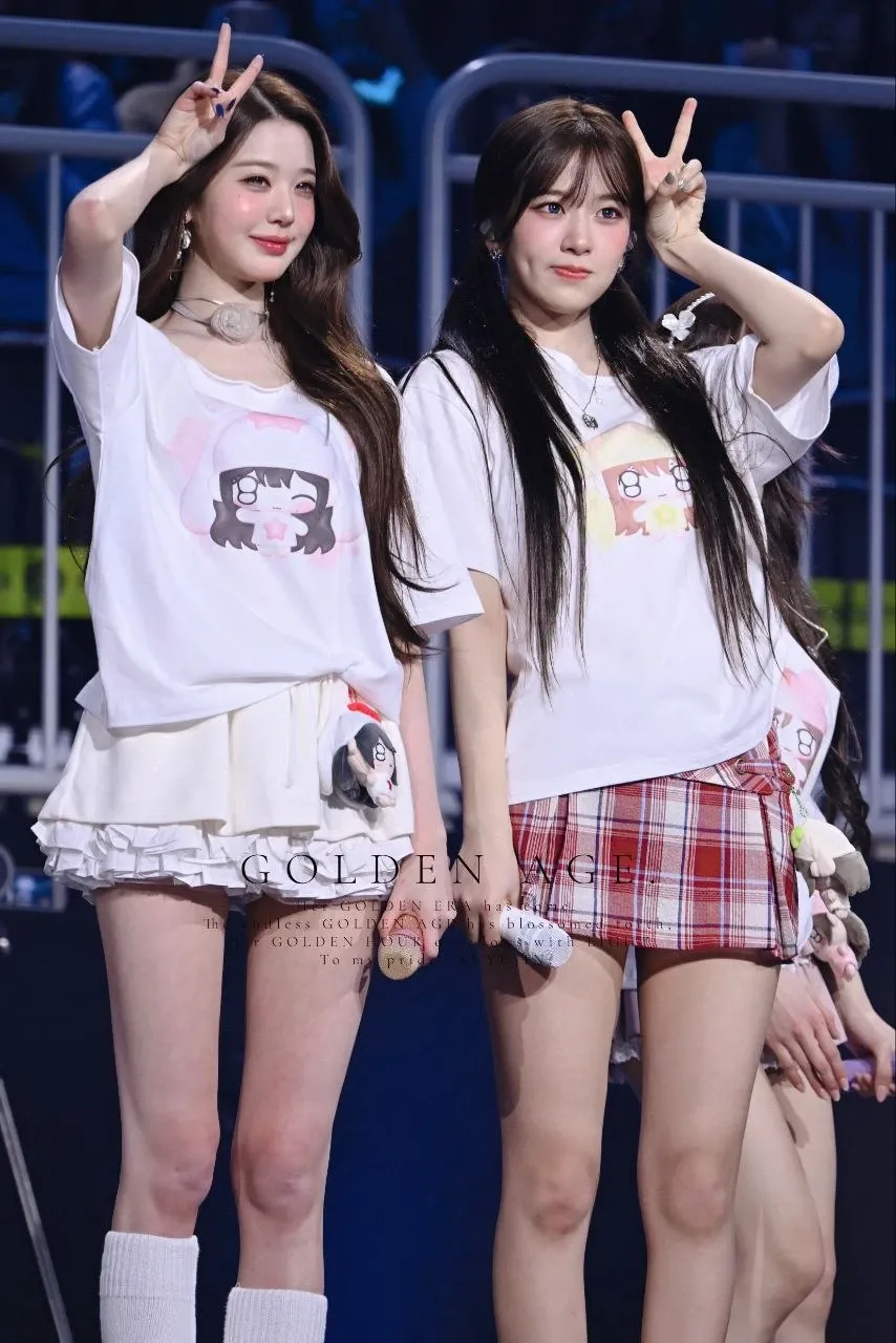 A moment captured by An Yujin (IVE)'s fan