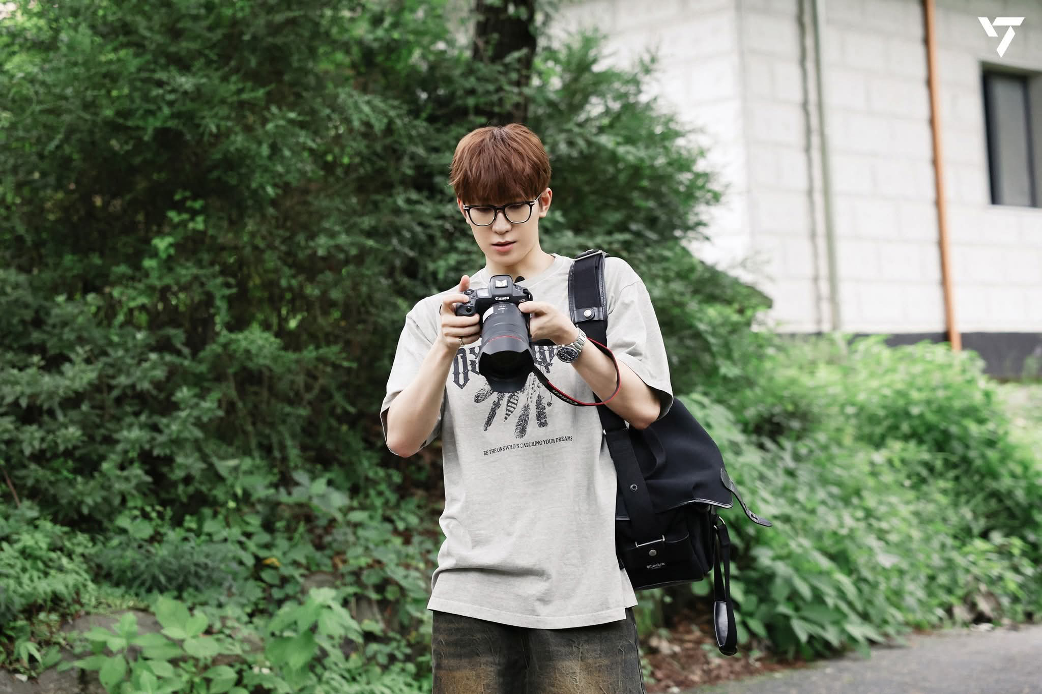 A moment captured by Wonwoo (SEVENTEEN)'s fan