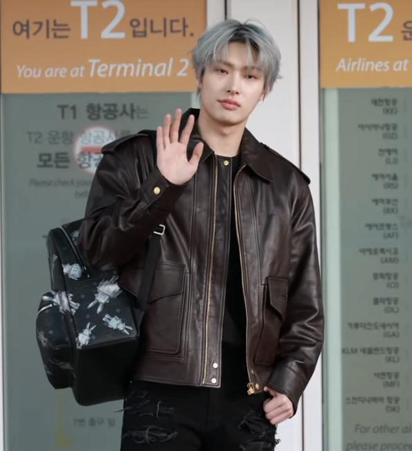 Recent activity shot of Mingi (ATEEZ)