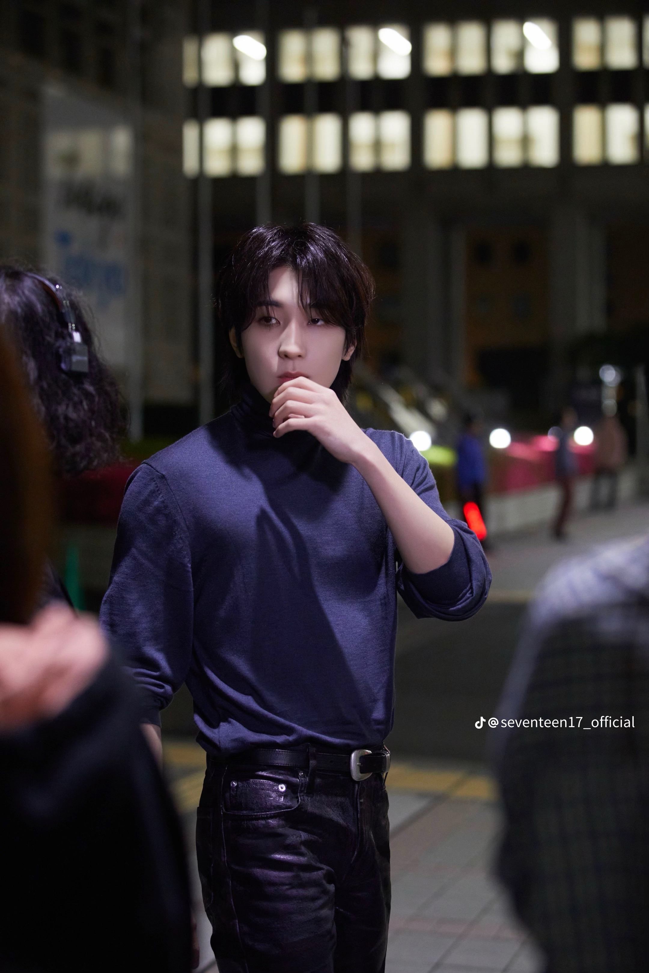 A moment captured by Wonwoo (SEVENTEEN)'s fan