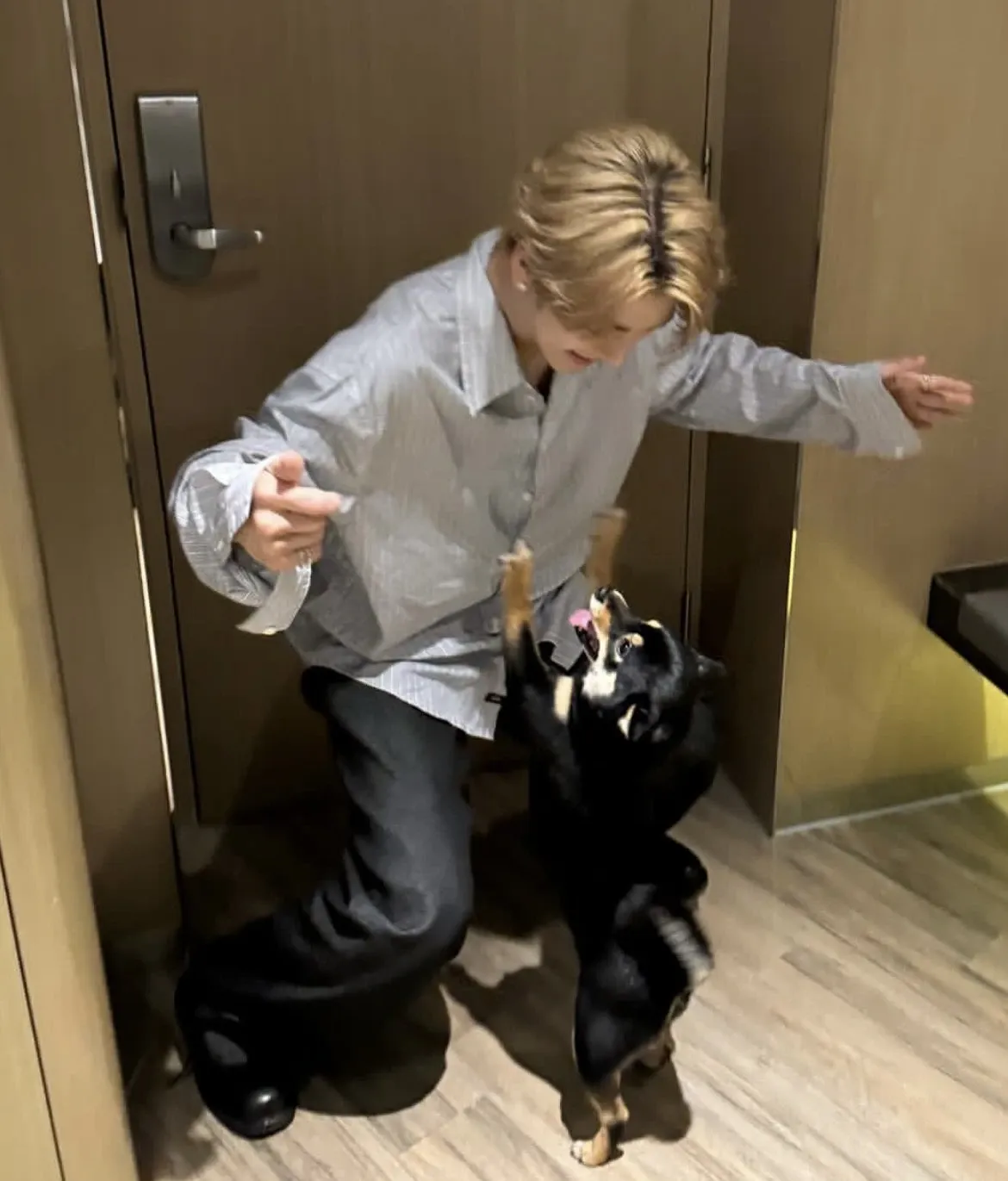 Recent activity shot of He Xinlong (ALPHA DRIVE ONE)