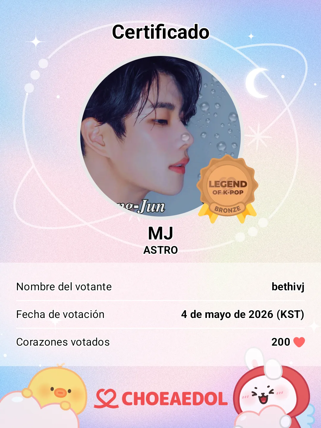 Foto aktivitas terbaru MJ (ASTRO)