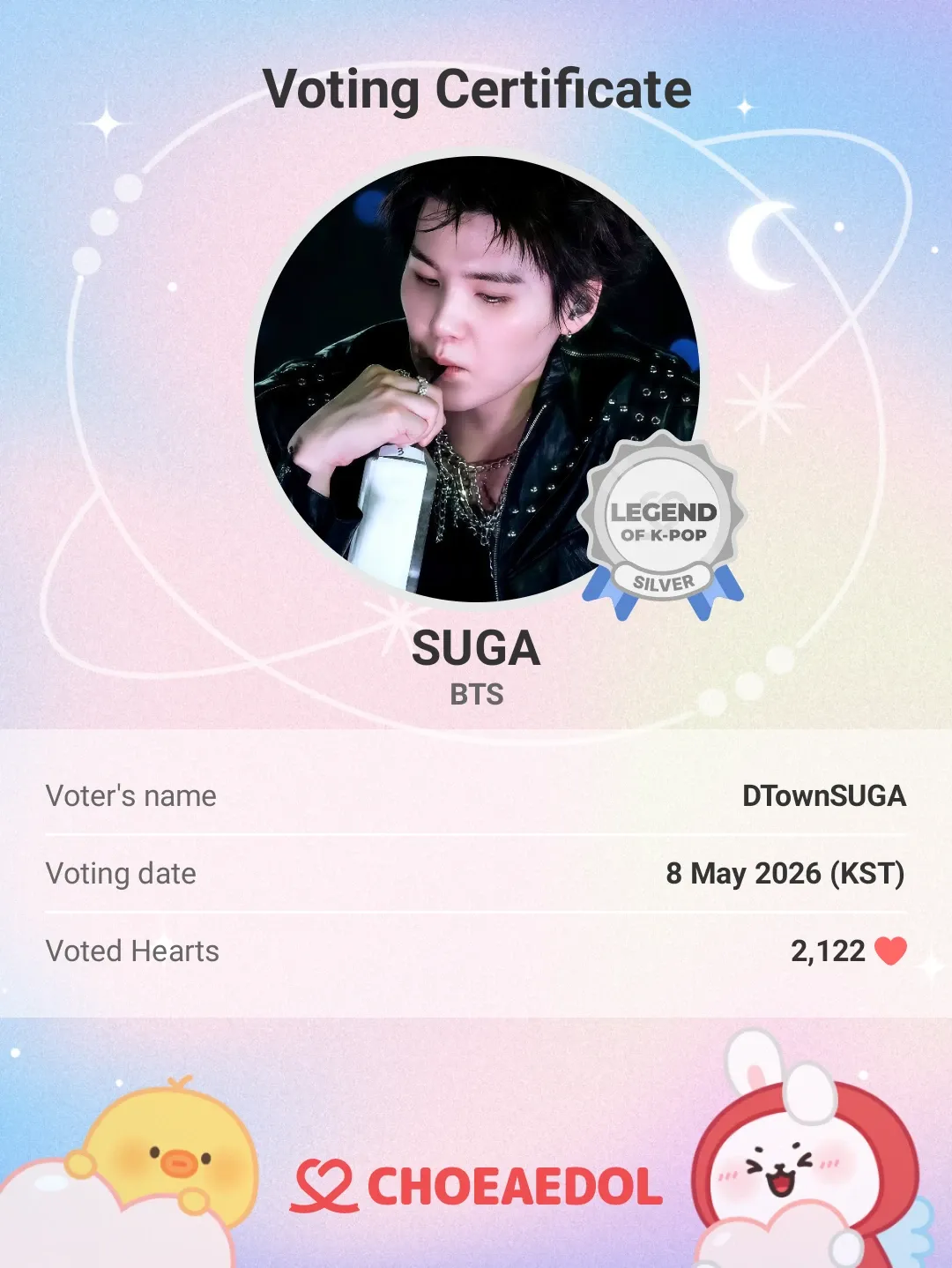 Potret di balik layar SUGA (BTS)