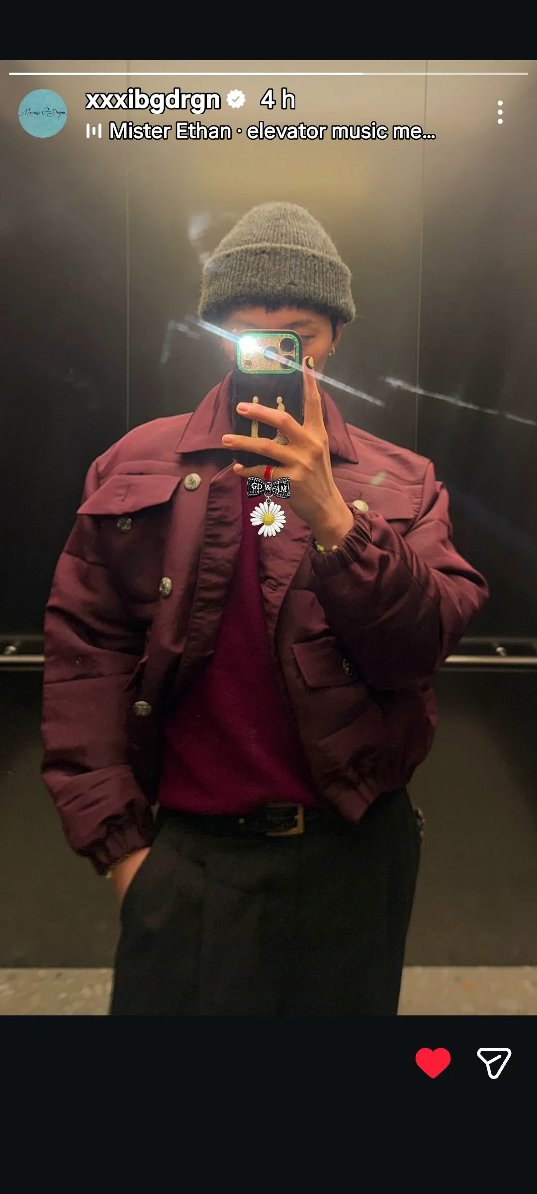 A heartfelt wallpaper shared by G-DRAGON (BIGBANG)'s fans