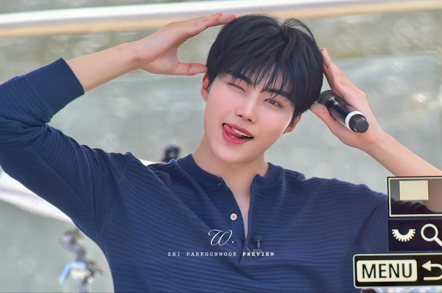 Behind-the-scenes cut of Park Gunwook (ZEROBASEONE)