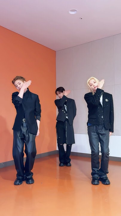 A moment captured by Stray Kids's fan