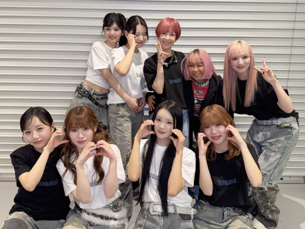 Behind-the-scenes cut of Kasahara Momona (ME:I)