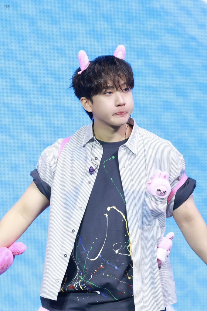 A moment captured by Changbin (Stray Kids)'s fan