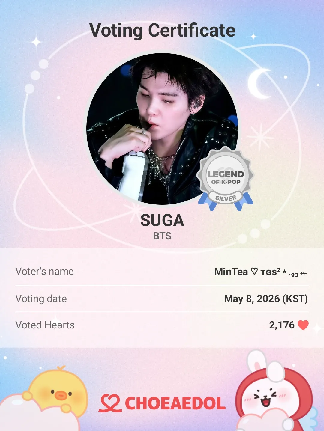 Potret di balik layar SUGA (BTS)
