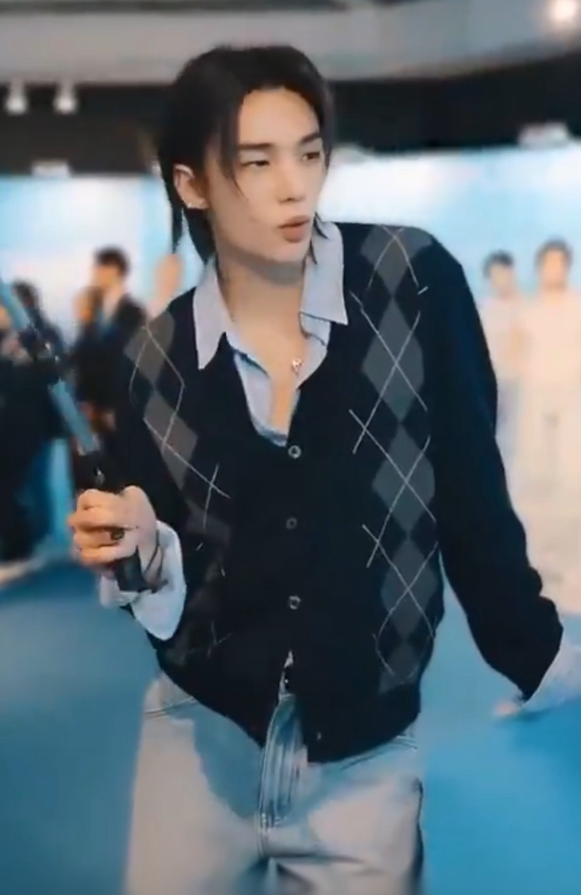 Recent activity shot of Hyunjin (Stray Kids)