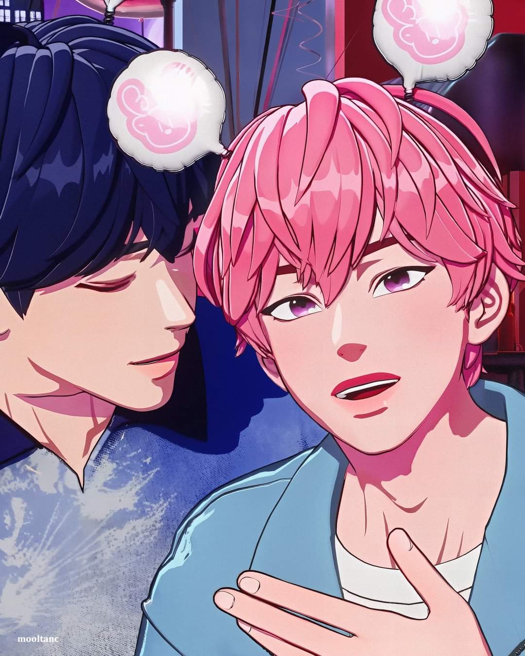 A moment captured by Yejun (PLAVE)'s fan