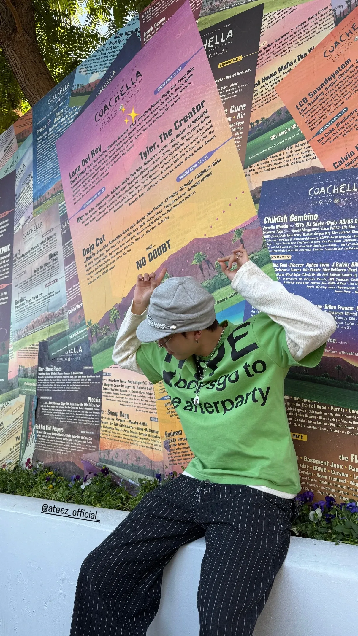 A heartfelt wallpaper shared by Hongjoong (ATEEZ)'s fans
